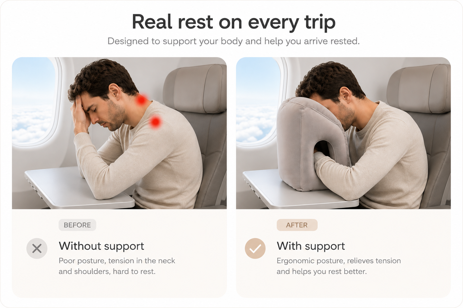 Relivia™ Travel Rest Pillow